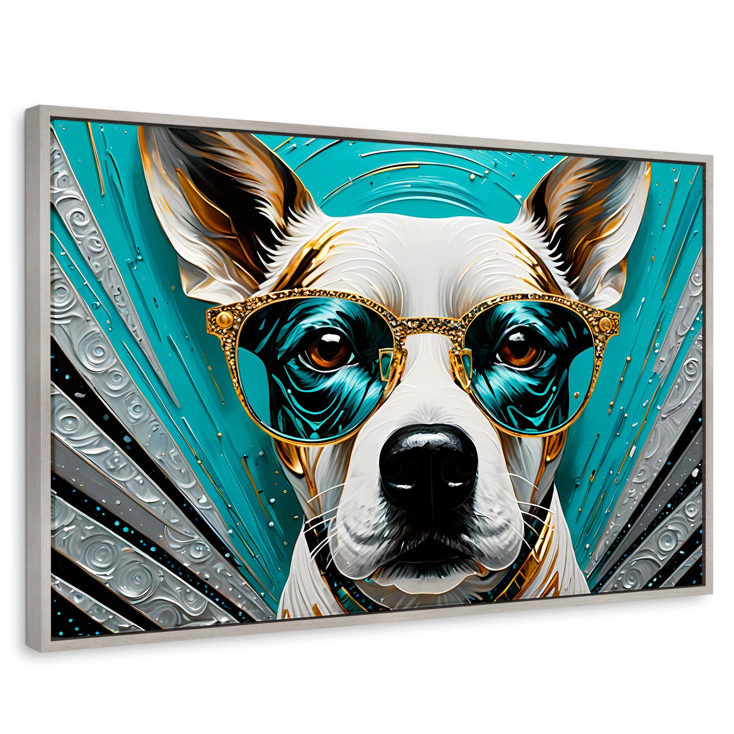 Cuadros Decorativos Canvas Revolution | Lentes Caninos | Rectangular | Portada