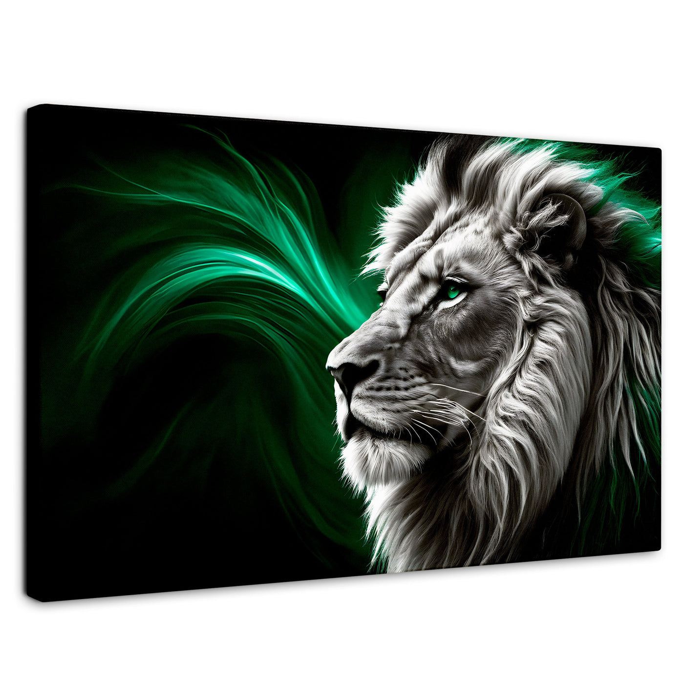 Cuadros Decorativos Canvas Revolution | Leon Radiante | Rectangular | Portada | Marco SinMarco