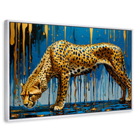 Cuadros Decorativos Canvas Revolution | Leopardo Liquido | Rectangular | Portada