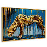 Cuadros Decorativos Canvas Revolution | Leopardo Liquido | Rectangular | Portada