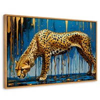 Cuadros Decorativos Canvas Revolution | Leopardo Liquido | Rectangular | Portada