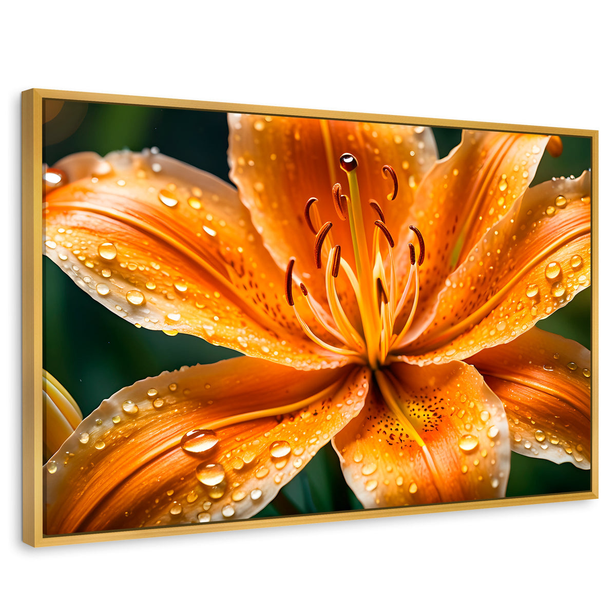 Cuadros Decorativos Canvas Revolution | Lirio Fuego Salvaje | Rectangular | Portada