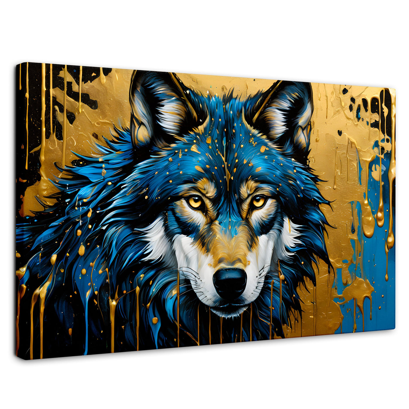 Cuadros Decorativos Canvas Revolution | Lobo Majestuoso | Rectangular | Portada | Marco SinMarco