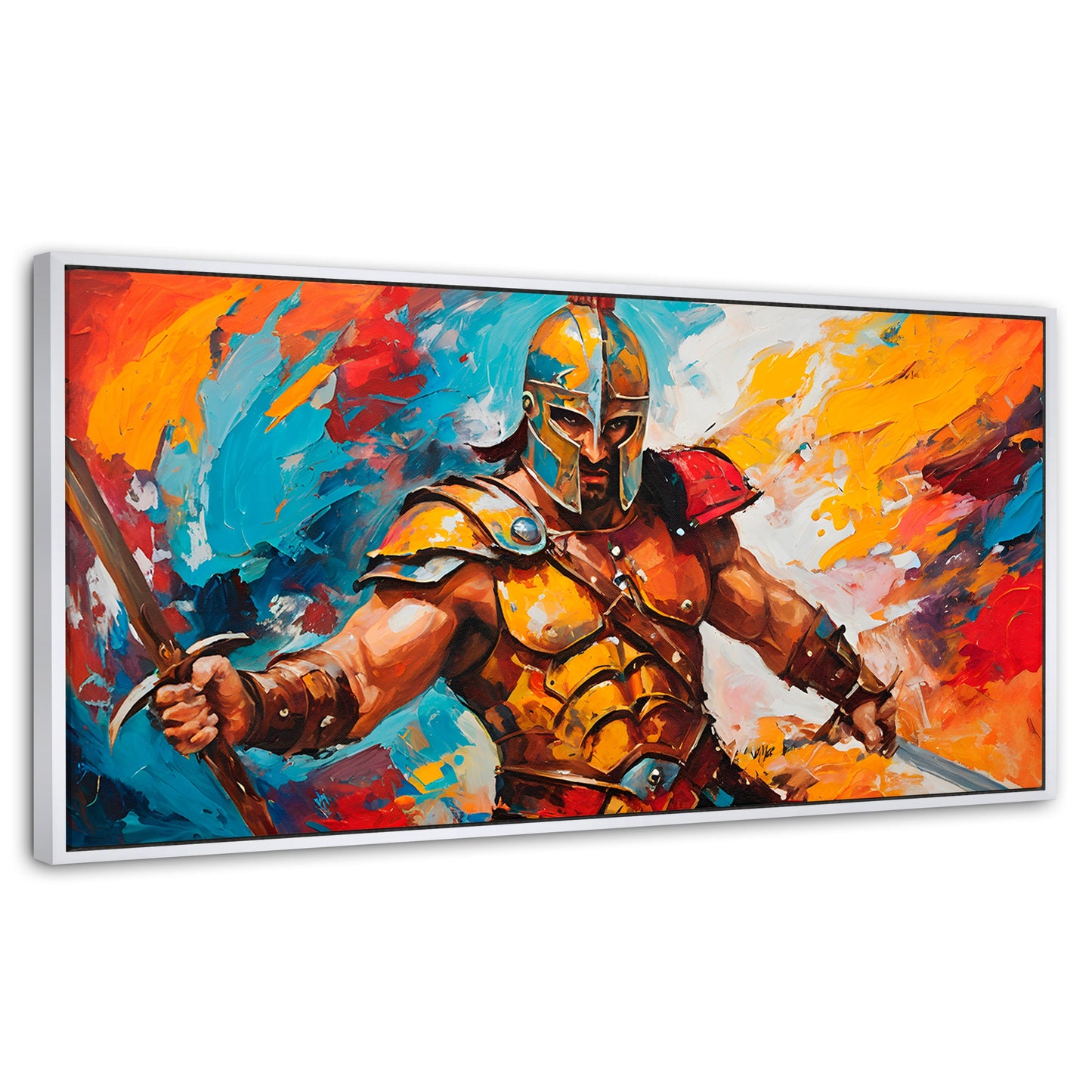 Cuadros Decorativos Canvas Revolution | Lucha Espartana | Panoramico | Portada
