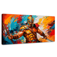 Cuadros Decorativos Canvas Revolution | Lucha Espartana | Panoramico | Portada