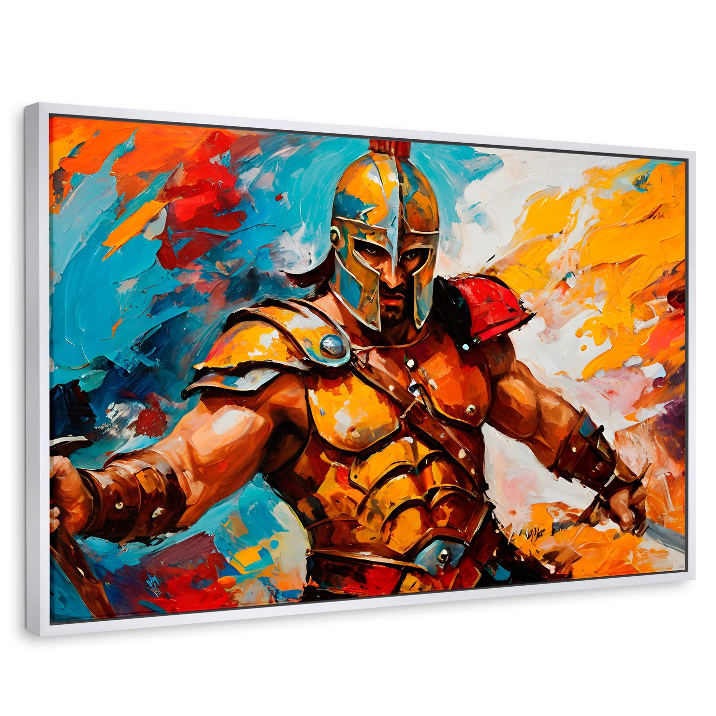 Cuadros Decorativos Canvas Revolution | Lucha Espartana | Rectangular | Portada