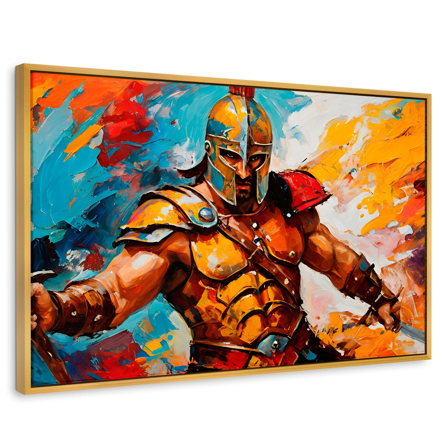 Cuadros Decorativos Canvas Revolution | Lucha Espartana | Rectangular | Portada