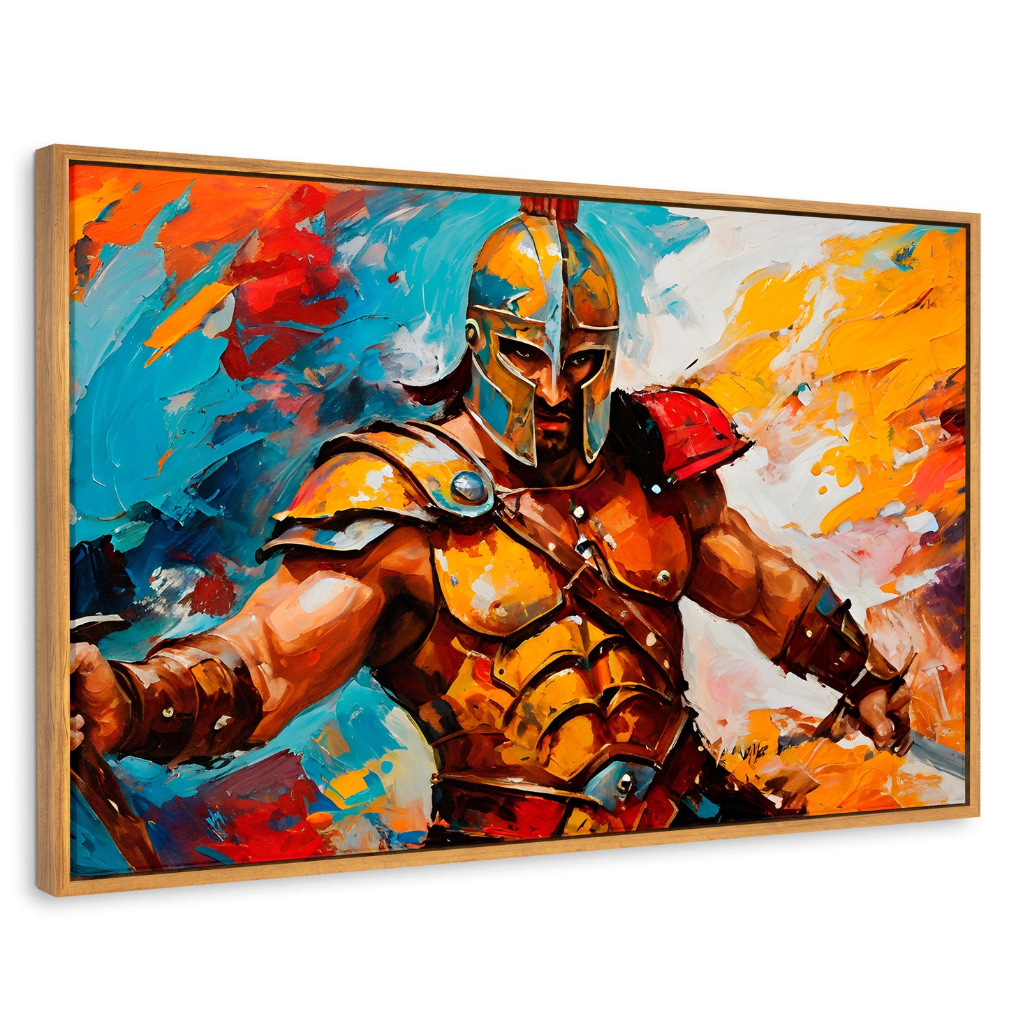 Cuadros Decorativos Canvas Revolution | Lucha Espartana | Rectangular | Portada