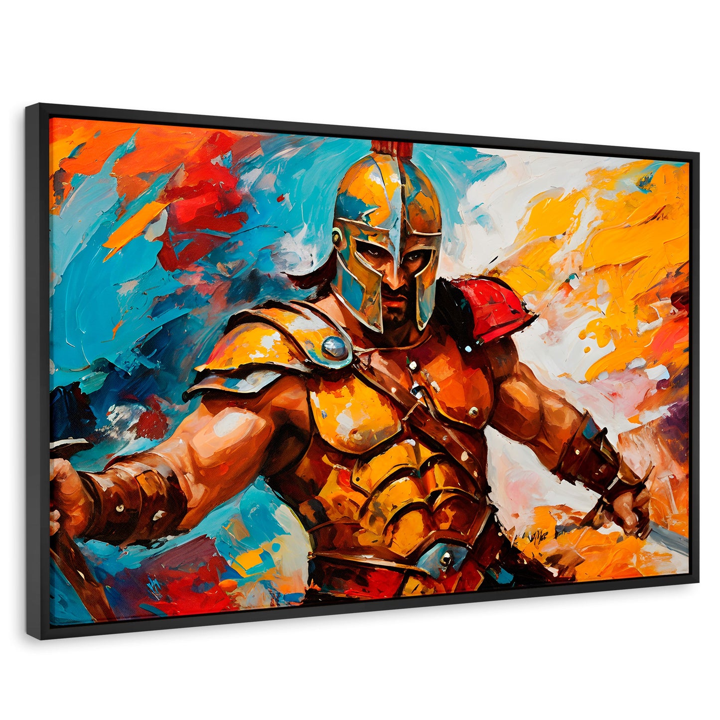 Cuadros Decorativos Canvas Revolution | Lucha Espartana | Rectangular | Portada