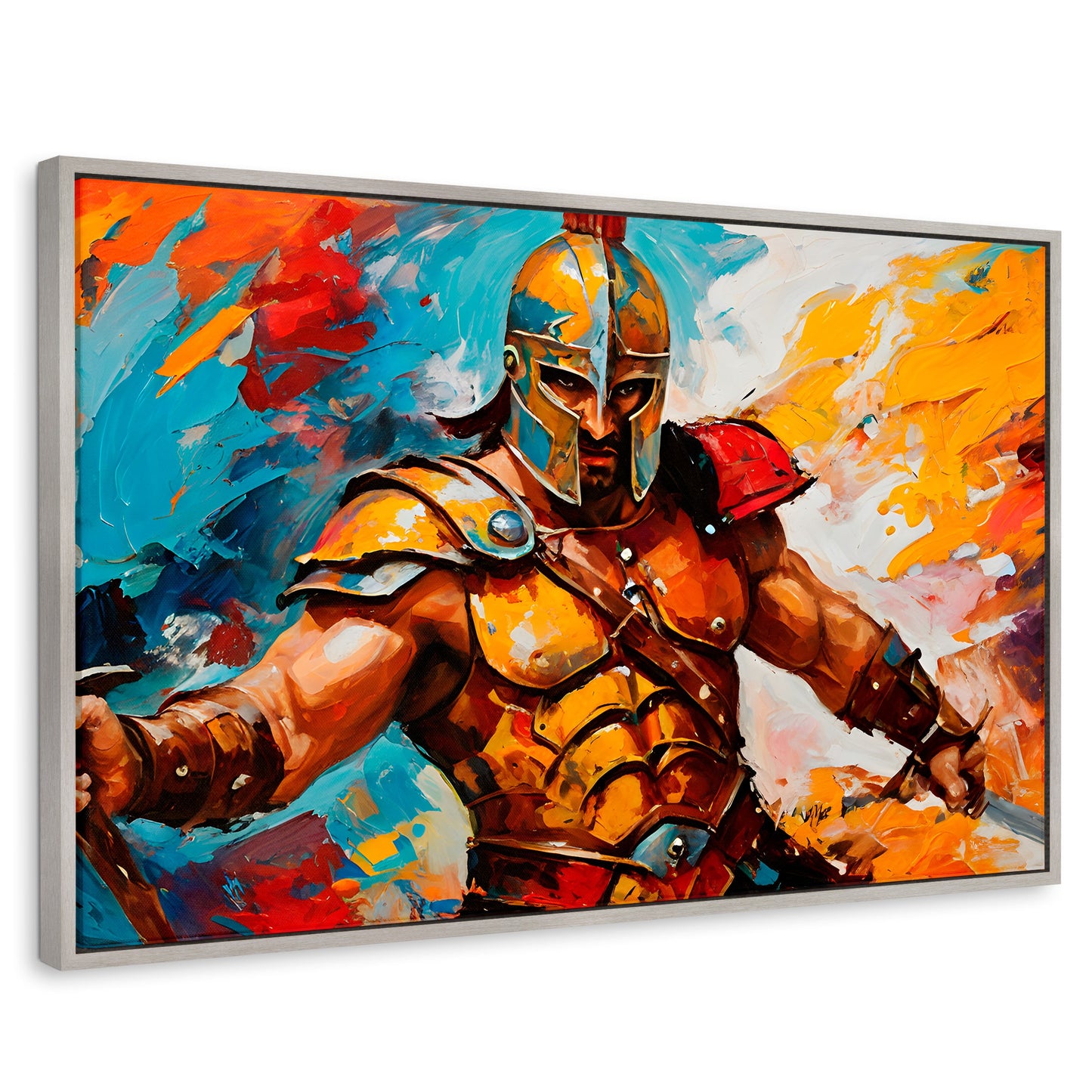 Cuadros Decorativos Canvas Revolution | Lucha Espartana | Rectangular | Portada