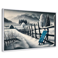 Cuadros Decorativos Canvas Revolution | Luz De Madera | Rectangular | Portada | Marco Blanco