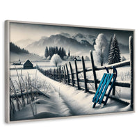 Cuadros Decorativos Canvas Revolution | Luz De Madera | Rectangular | Portada | Marco Plateado
