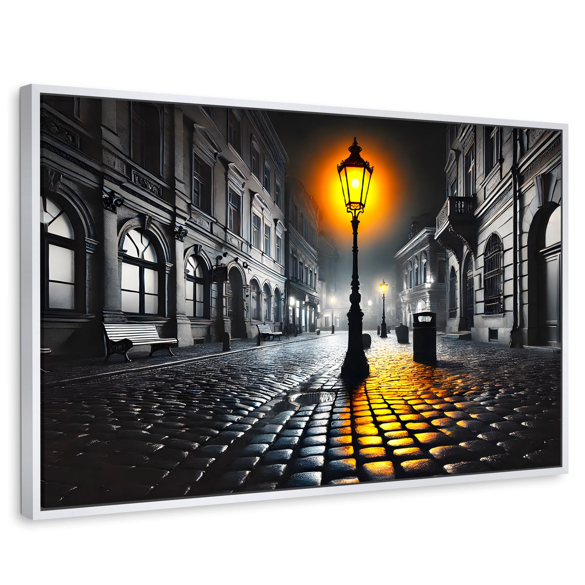 Cuadros Decorativos Canvas Revolution | Luz En El Pasado | Rectangular | Portada | Marco Blanco