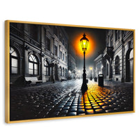 Cuadros Decorativos Canvas Revolution | Luz En El Pasado | Rectangular | Portada | Marco Dorado