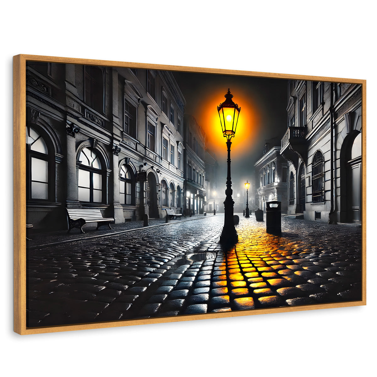 Cuadros Decorativos Canvas Revolution | Luz En El Pasado | Rectangular | Portada | Marco Madera