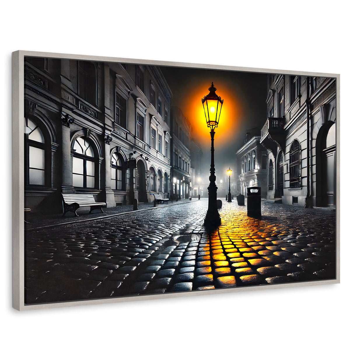 Cuadros Decorativos Canvas Revolution | Luz En El Pasado | Rectangular | Portada | Marco Plateado