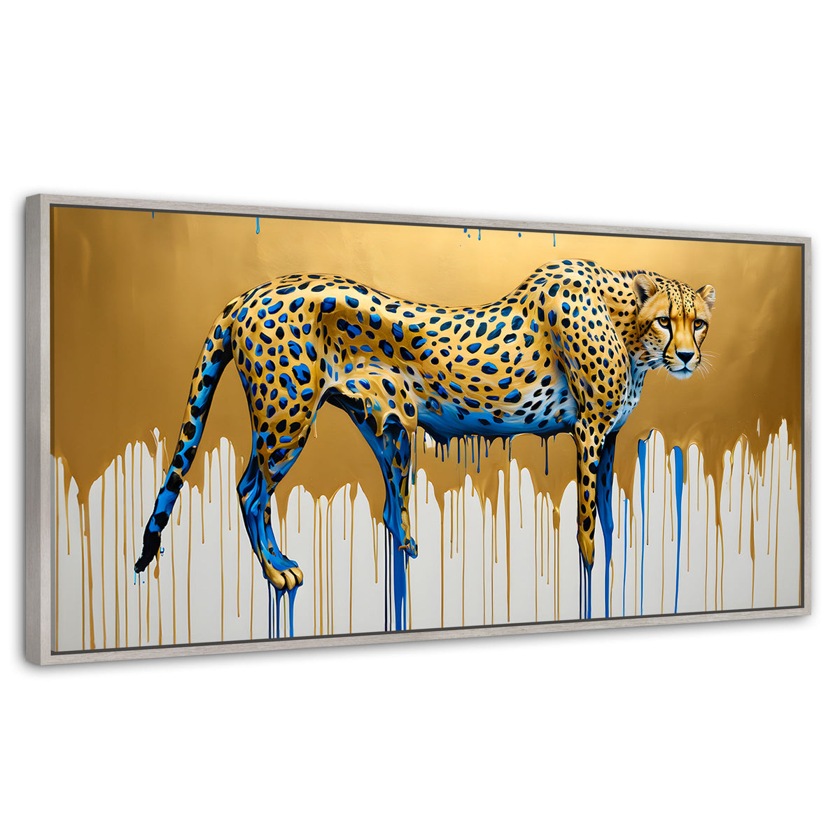 Cuadros Decorativos Canvas Revolution | Majestad Derretida | Panoramico | Portada | Marco Blanco