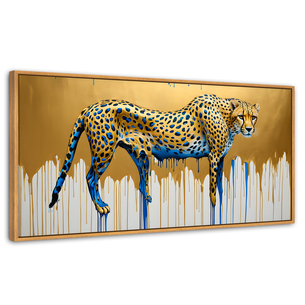 Cuadros Decorativos Canvas Revolution | Majestad Derretida | Panoramico | Portada | Marco Negro