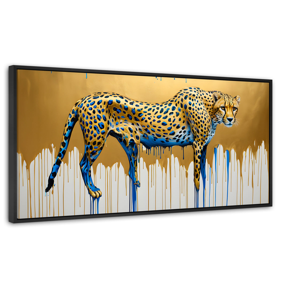 Cuadros Decorativos Canvas Revolution | Majestad Derretida | Panoramico | Portada | Marco Plateado