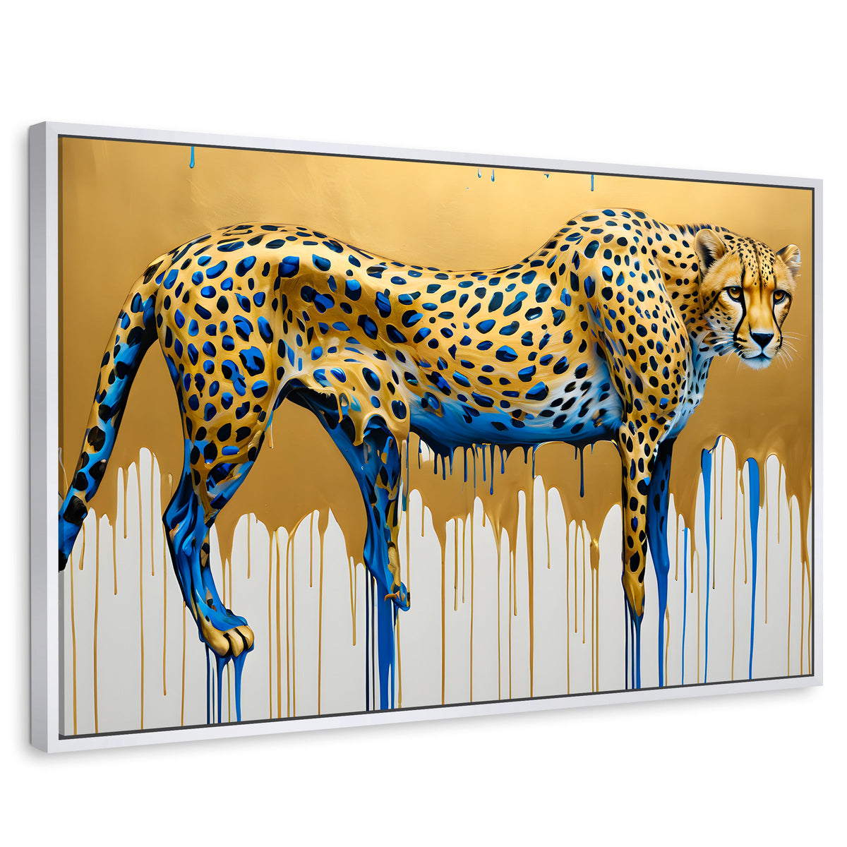Cuadros Decorativos Canvas Revolution | Majestad Derretida | Rectangular | Portada | Marco Blanco
