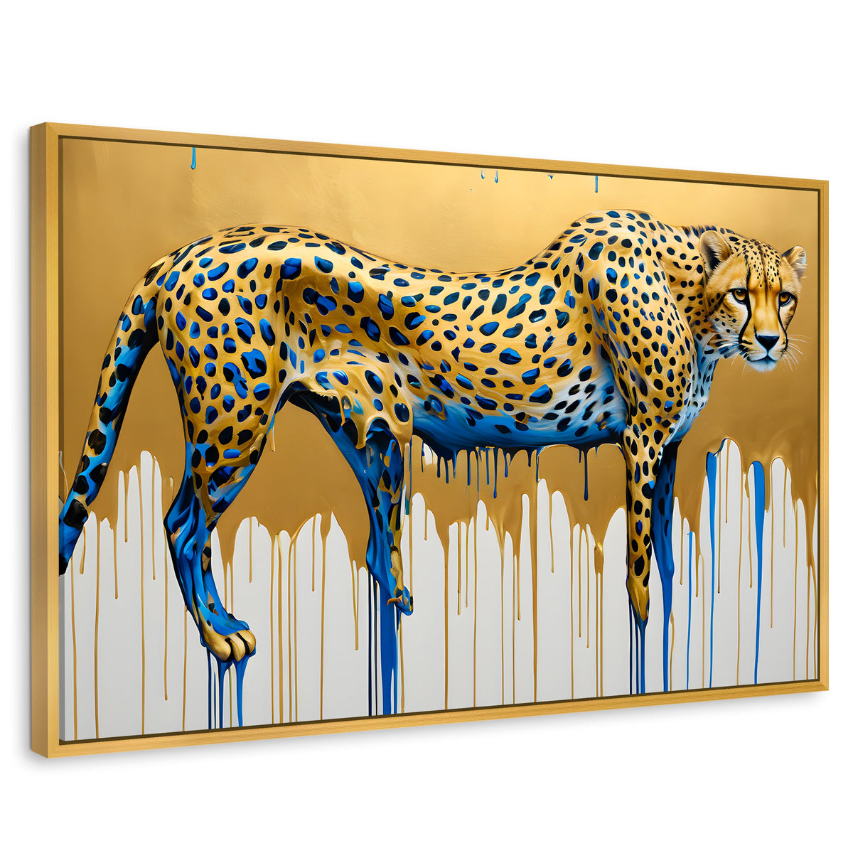 Cuadros Decorativos Canvas Revolution | Majestad Derretida | Rectangular | Portada | Marco Dorado