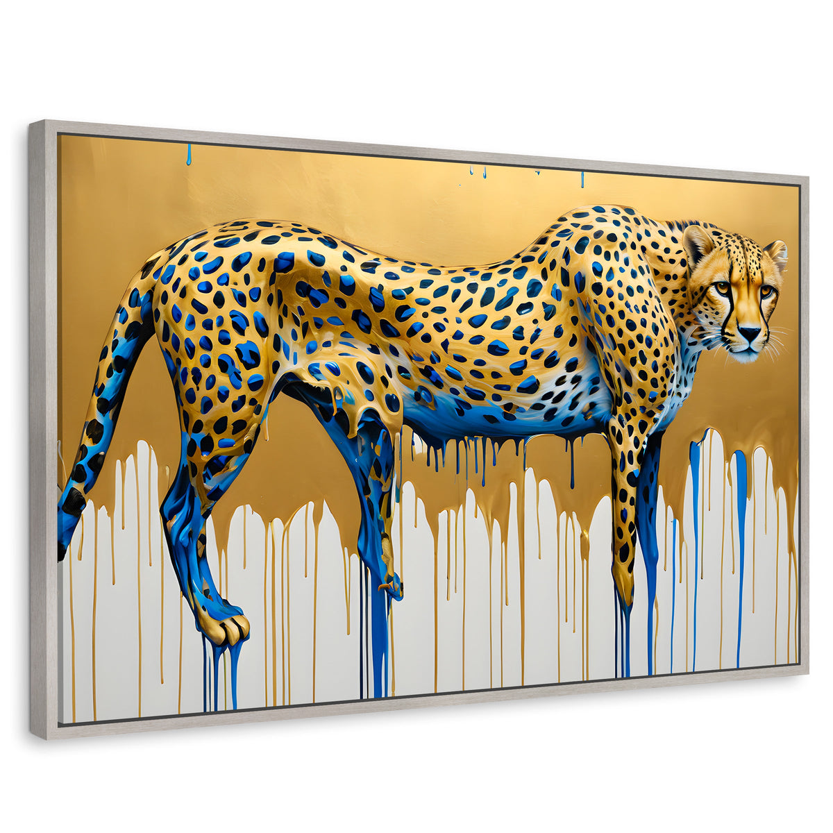 Cuadros Decorativos Canvas Revolution | Majestad Derretida | Rectangular | Portada | Marco Plateado