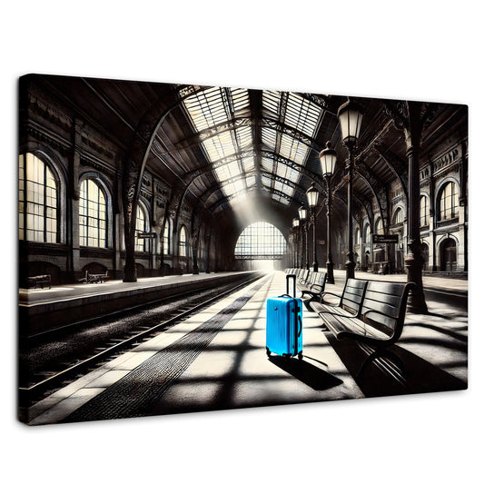 Cuadros Decorativos Canvas Revolution | Maleta En Espera | Rectangular | Portada | Marco SinMarco