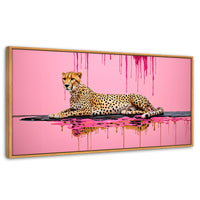Cuadros Decorativos Canvas Revolution | Manchas Majestuosas | Panoramico | Portada | Marco Negro