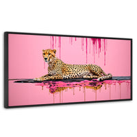 Cuadros Decorativos Canvas Revolution | Manchas Majestuosas | Panoramico | Portada | Marco Plateado