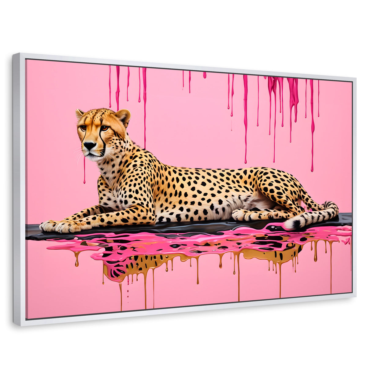 Cuadros Decorativos Canvas Revolution | Manchas Majestuosas | Rectangular | Portada | Marco Blanco