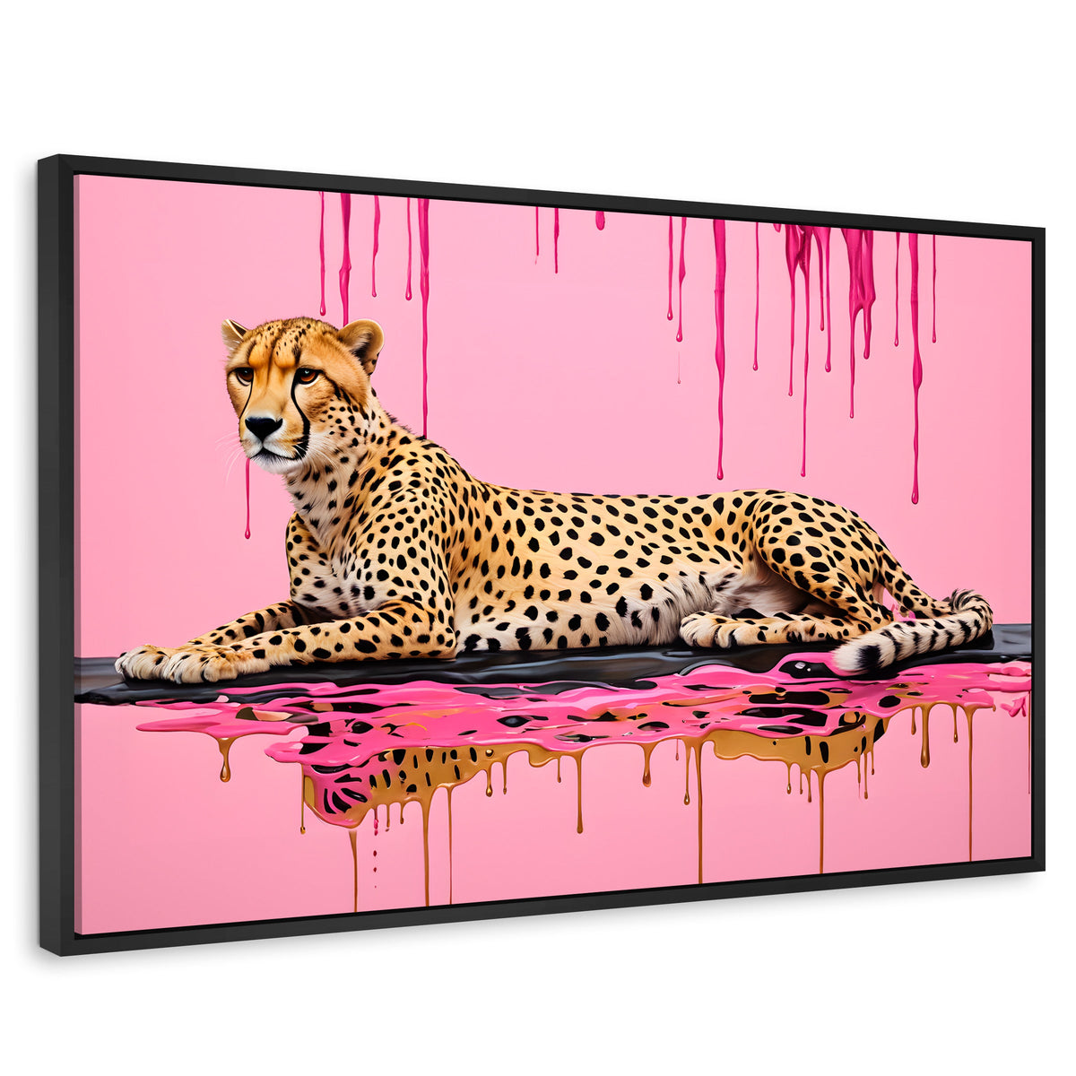 Cuadros Decorativos Canvas Revolution | Manchas Majestuosas | Rectangular | Portada | Marco Negro