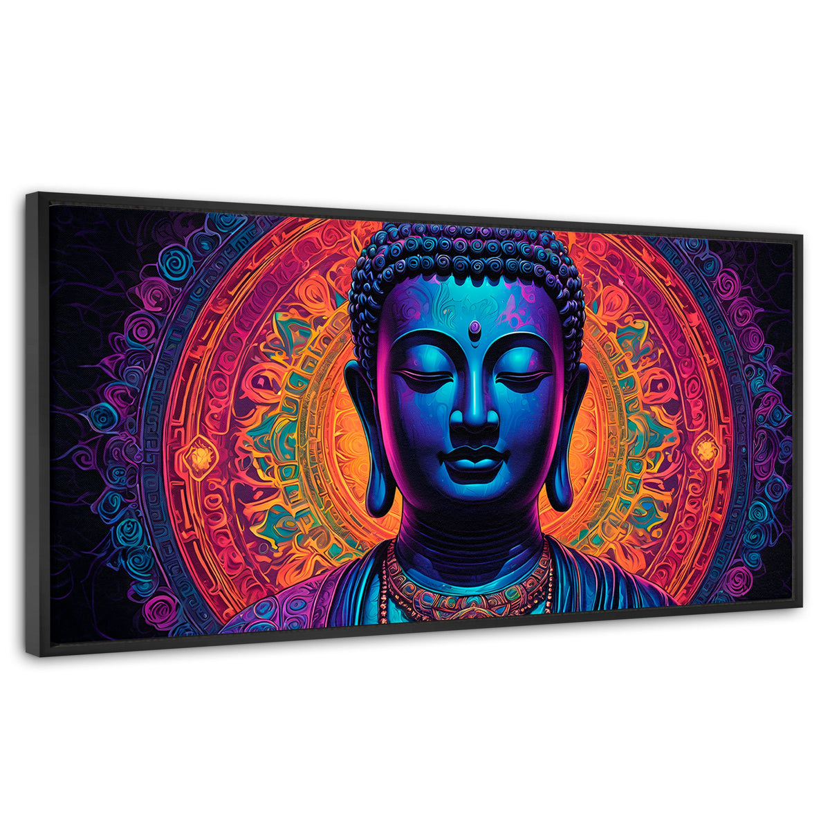 Cuadros Decorativos Canvas Revolution | Mandala Luminoso | Panoramico | Portada
