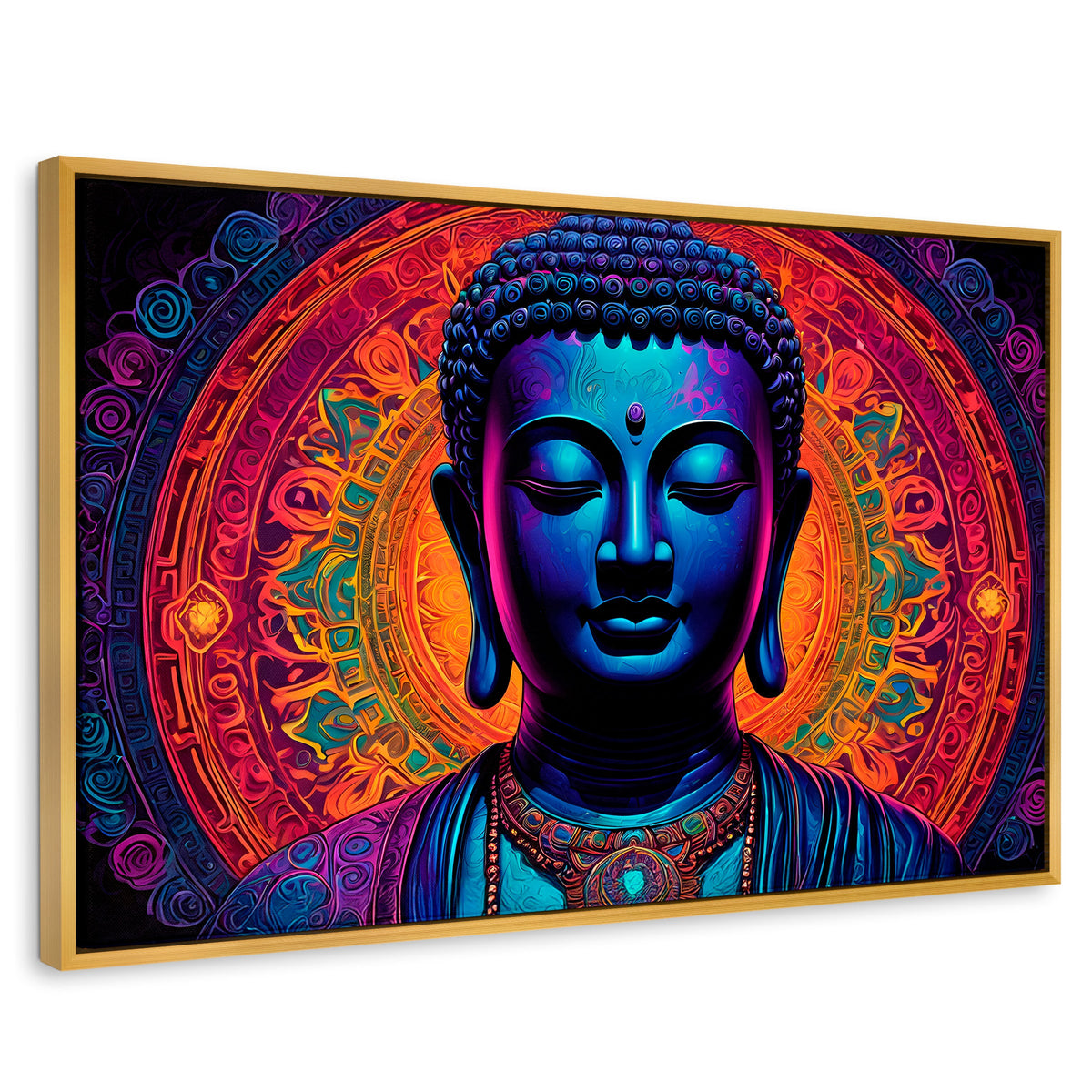 Cuadros Decorativos Canvas Revolution | Mandala Luminoso | Rectangular | Portada