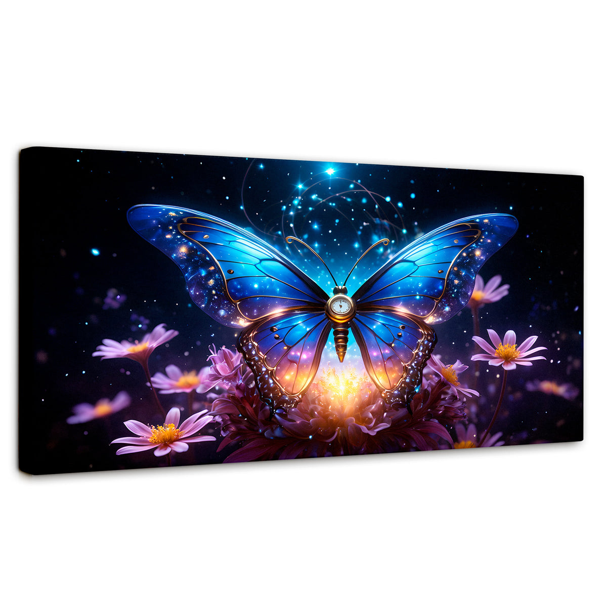 Cuadros Decorativos Canvas Revolution | Mariposa Celestial | Panoramico | Portada | Marco SinMarco