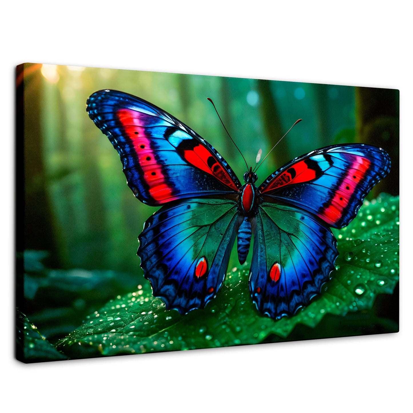 Cuadros Decorativos Canvas Revolution | Mariposa De Selva | Rectangular | Portada | Marco SinMarco