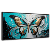 Cuadros Decorativos Canvas Revolution | Mariposa En Calma | Panoramico | Portada