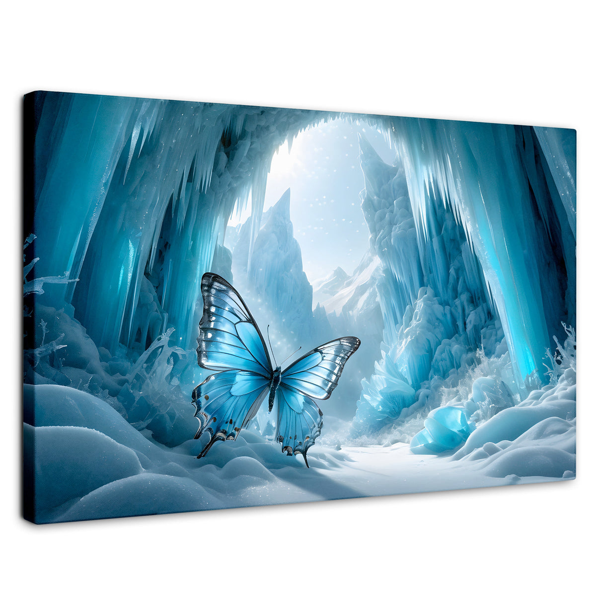 Cuadros Decorativos Canvas Revolution | Mariposa Glacial | Rectangular | Portada | Marco SinMarco