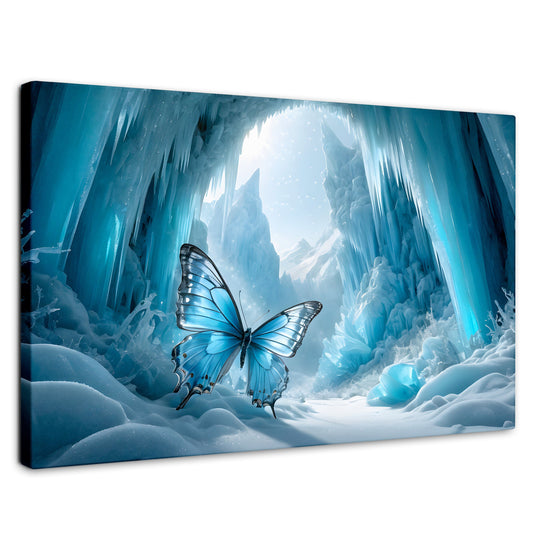 Cuadros Decorativos Canvas Revolution | Mariposa Glacial | Rectangular | Portada | Marco SinMarco