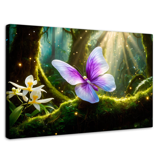Cuadros Decorativos Canvas Revolution | Mariposa Silvestre | Rectangular | Portada | Marco SinMarco