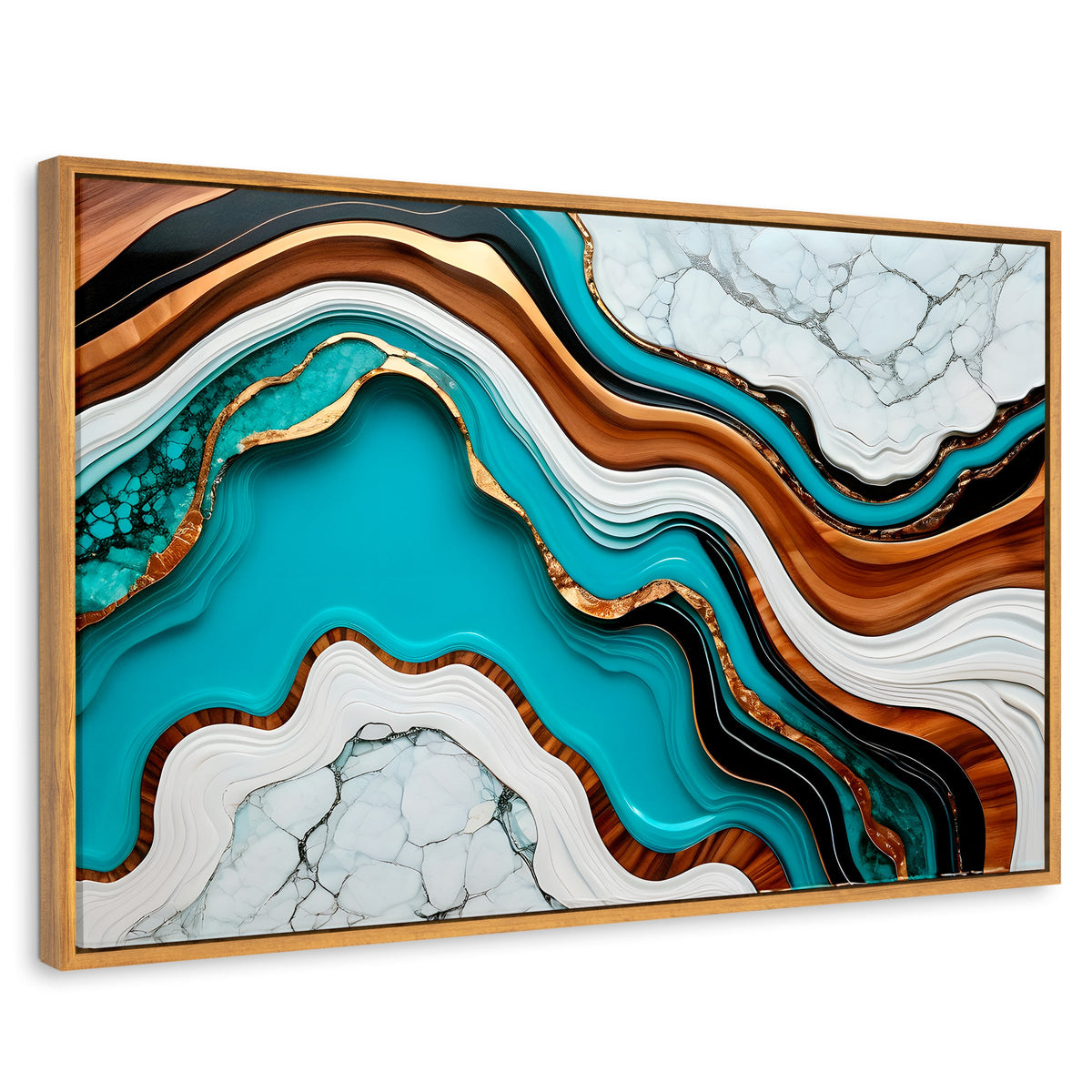 Cuadros Decorativos Canvas Revolution | Marmol Acuatico | Rectangular | Portada