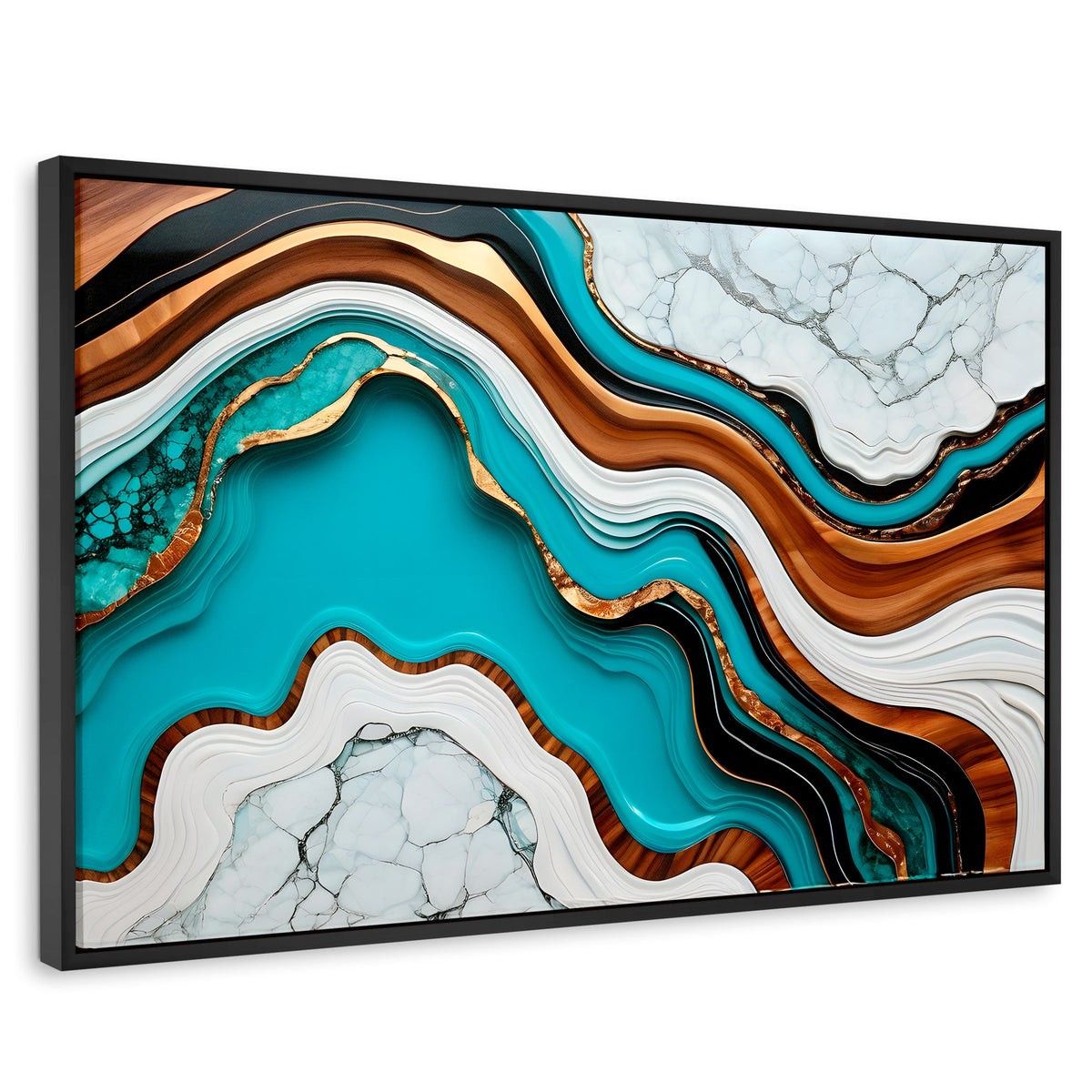 Cuadros Decorativos Canvas Revolution | Marmol Acuatico | Rectangular | Portada