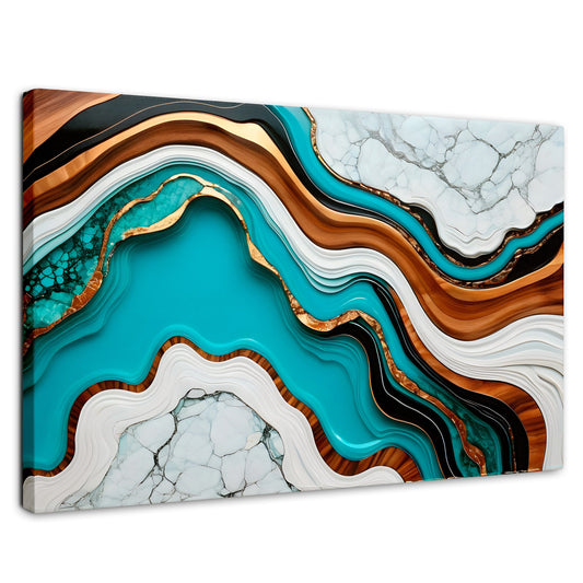 Cuadros Decorativos Canvas Revolution | Marmol Acuatico | Rectangular | Portada