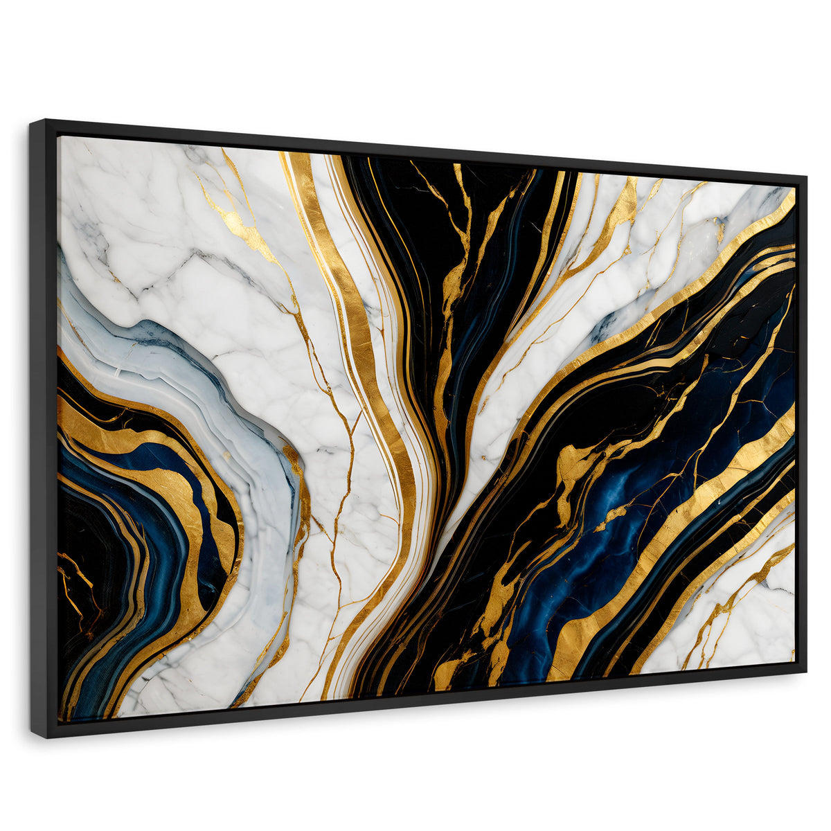 Cuadros Decorativos Canvas Revolution | Marmol Lujoso Oro | Rectangular | Portada