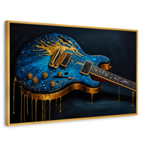 Cuadros Decorativos Canvas Revolution | Melodia Pintada | Rectangular | Portada | Marco Dorado