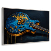 Cuadros Decorativos Canvas Revolution | Melodia Pintada | Rectangular | Portada | Marco Plateado