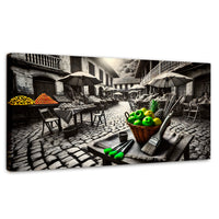 Cuadros Decorativos Canvas Revolution | Mercado Natural | Panoramico | Portada | Marco SinMarco