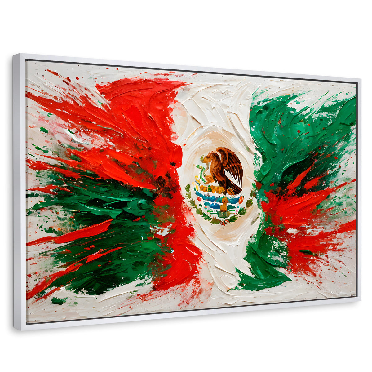 Cuadros Decorativos Canvas Revolution | Mexico Bandera | Rectangular | Portada