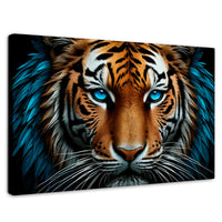 Cuadros Decorativos Canvas Revolution | Mirada Azul Salvaje | Rectangular | Portada | Marco SinMarco