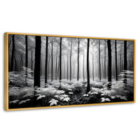Cuadros Decorativos Canvas Revolution | Misterio En Bosque | Panoramico | Portada | Marco Madera