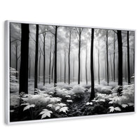 Cuadros Decorativos Canvas Revolution | Misterio En Bosque | Rectangular | Portada | Marco Blanco